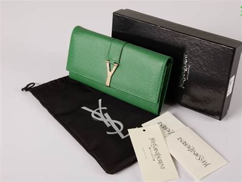 ysl green clutch|YSL clutch on sale.